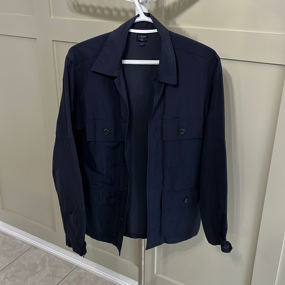 J. Crew Mens Nylon Shirt Jacket